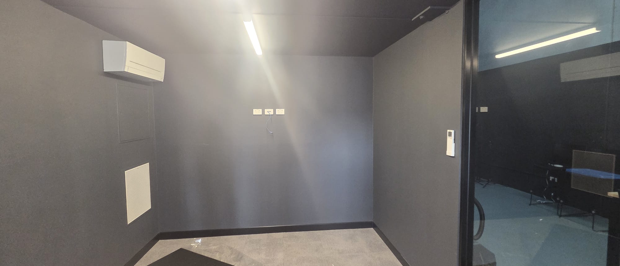 Studio room prep and finishing